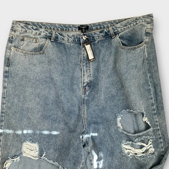 NWT PrettyLittleThing Ripped Jeans - Picture 2 of 6